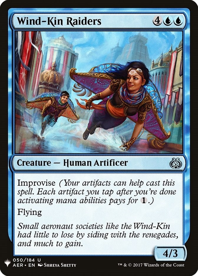 Image for Wind-Kin Raiders (50) [The List Reprints] - Magic: The Gathering