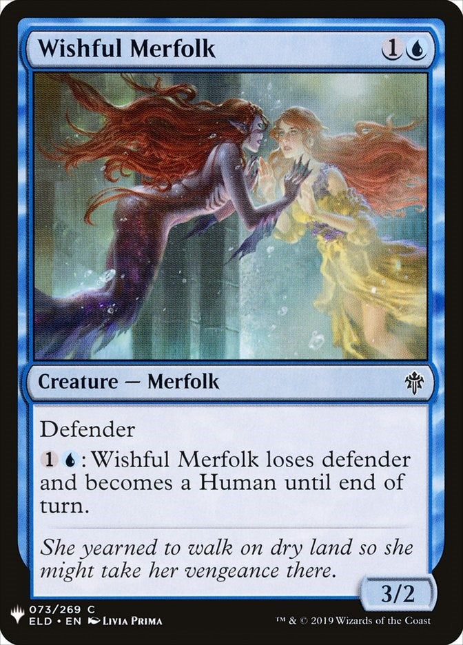 Image for Wishful Merfolk (73) [The List Reprints] - Magic: The Gathering