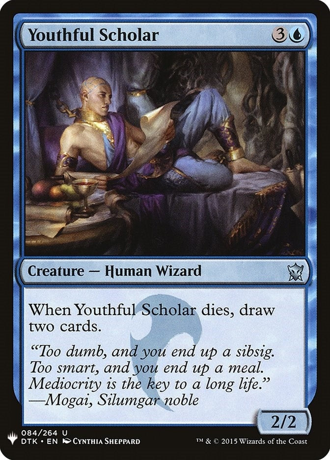 Image for Youthful Scholar (84) [The List Reprints] - Magic: The Gathering