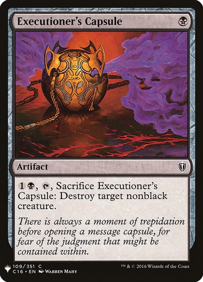 Image for Executioner's Capsule (109) [The List Reprints] - Magic: The Gathering
