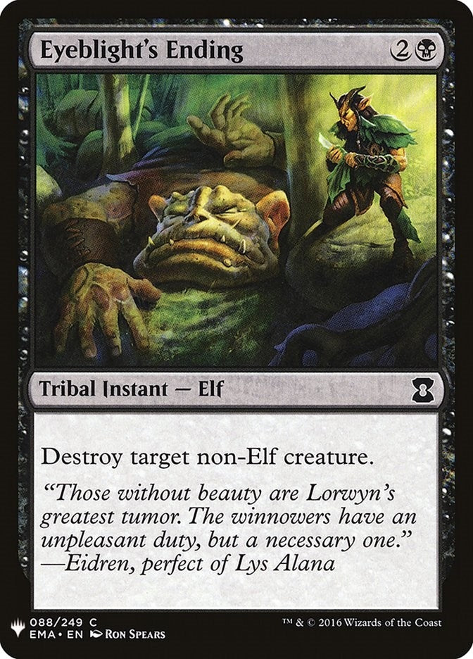 Image for Eyeblight's Ending (88) [The List Reprints] - Magic: The Gathering