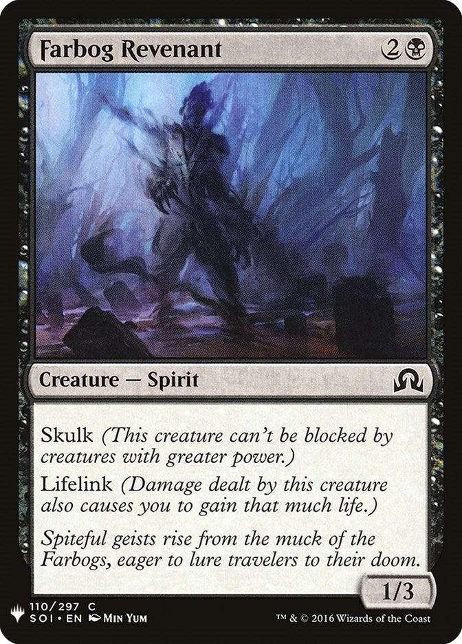 Image for Farbog Revenant (110) [The List Reprints] - Magic: The Gathering