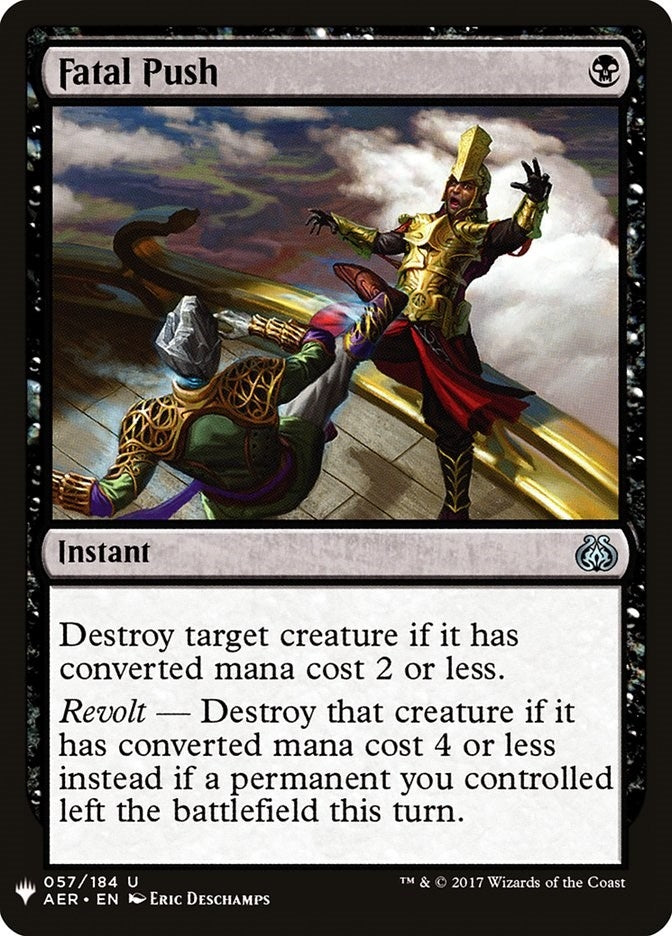 Image for Fatal Push (57) [The List Reprints] - Magic: The Gathering