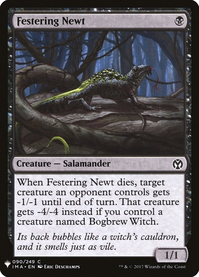 Image for Festering Newt (90) [The List Reprints] - Magic: The Gathering
