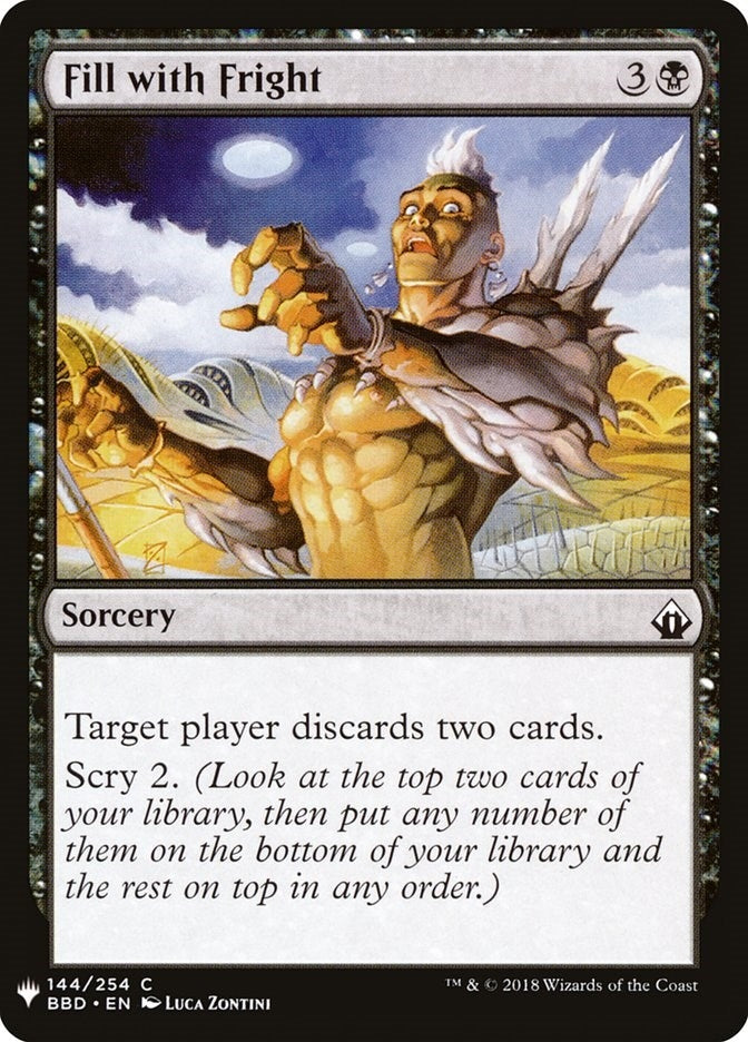 Image for Fill with Fright (144) [The List Reprints] - Magic: The Gathering