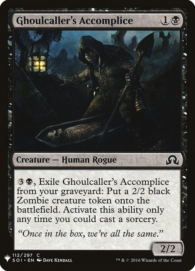 Image for Ghoulcaller's Accomplice (112) [The List Reprints] - Magic: The Gathering
