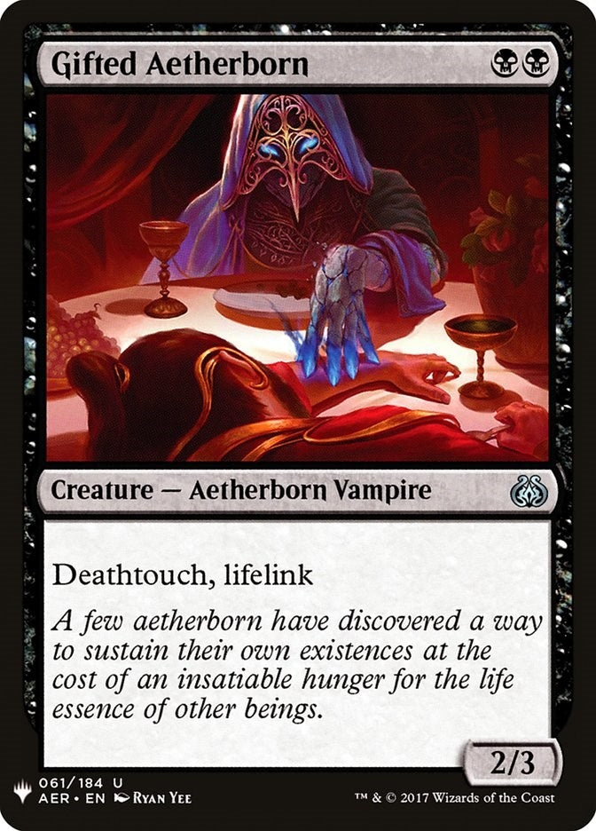 Image for Gifted Aetherborn (61) [The List Reprints] - Magic: The Gathering