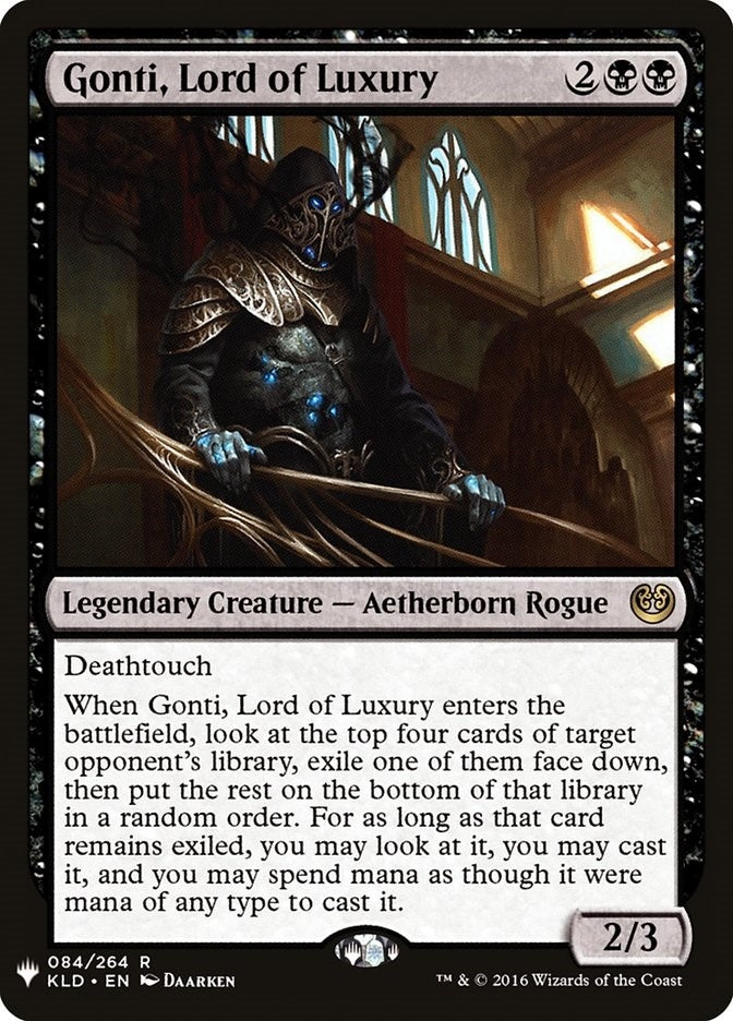 Image for Gonti, Lord of Luxury (84) [The List Reprints] - Magic: The Gathering