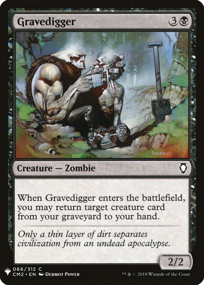 Image for Gravedigger (66) [The List Reprints] - Magic: The Gathering