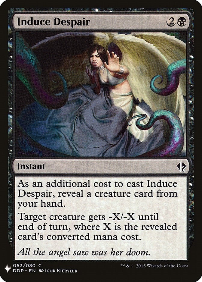 Image for Induce Despair (53) [The List Reprints] - Magic: The Gathering