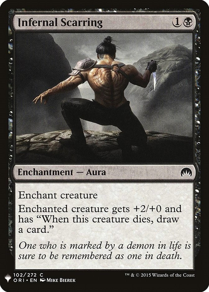 Image for Infernal Scarring (102) [The List Reprints] - Magic: The Gathering