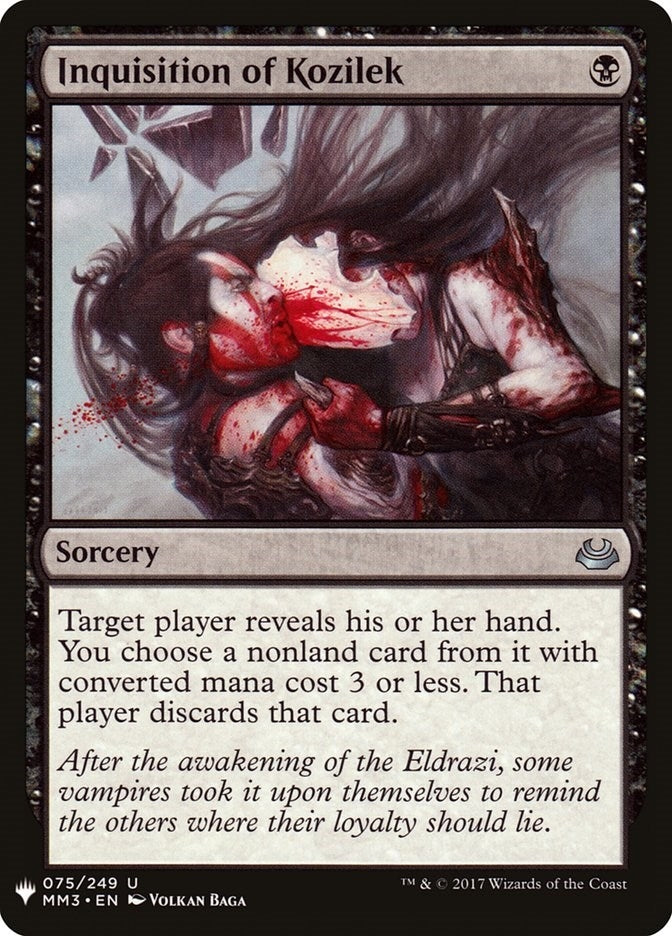 Image for Inquisition of Kozilek (75) [The List Reprints] - Magic: The Gathering