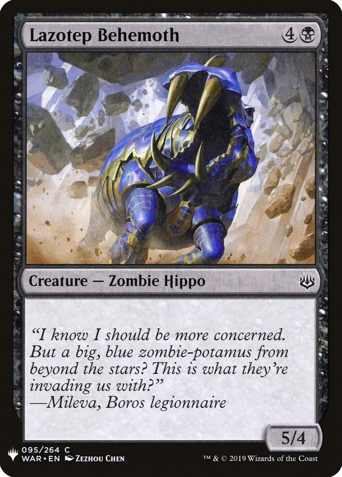 Image for Lazotep Behemoth (95) [The List Reprints] - Magic: The Gathering