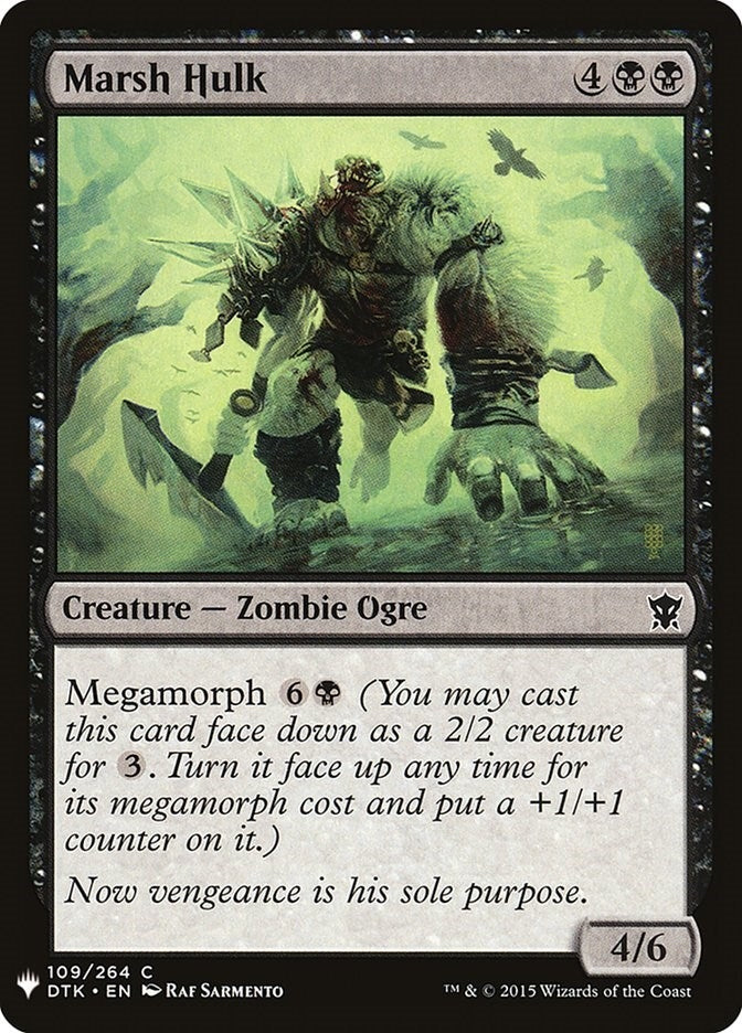Image for Marsh Hulk (109) [The List Reprints] - Magic: The Gathering
