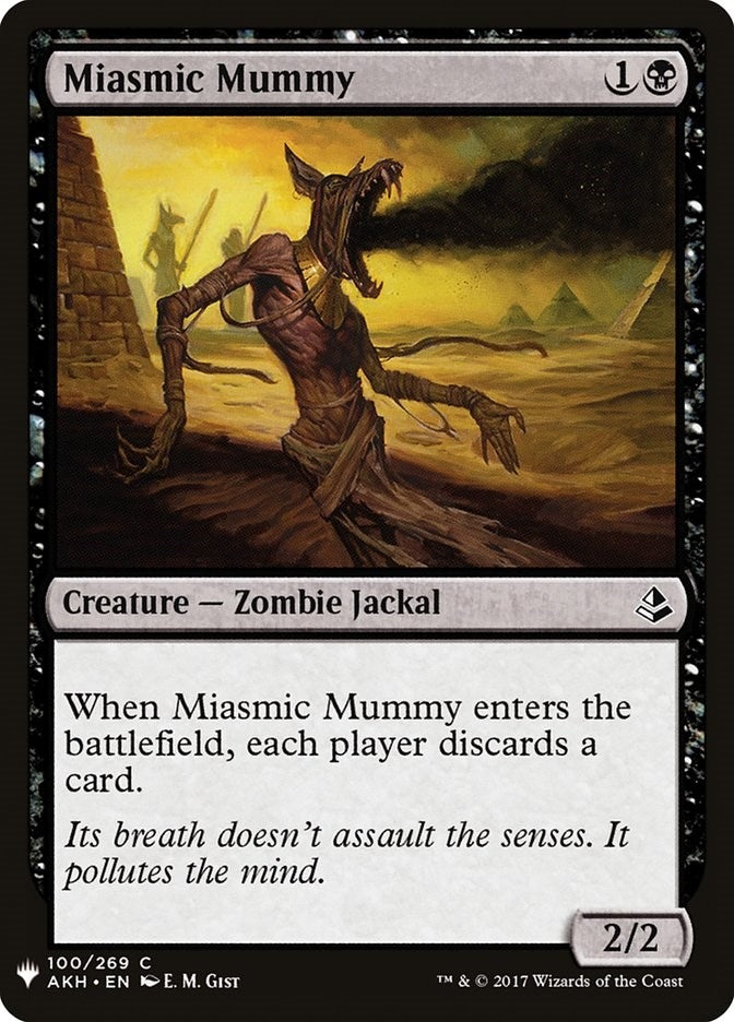 Image for Miasmic Mummy (100) [The List Reprints] - Magic: The Gathering