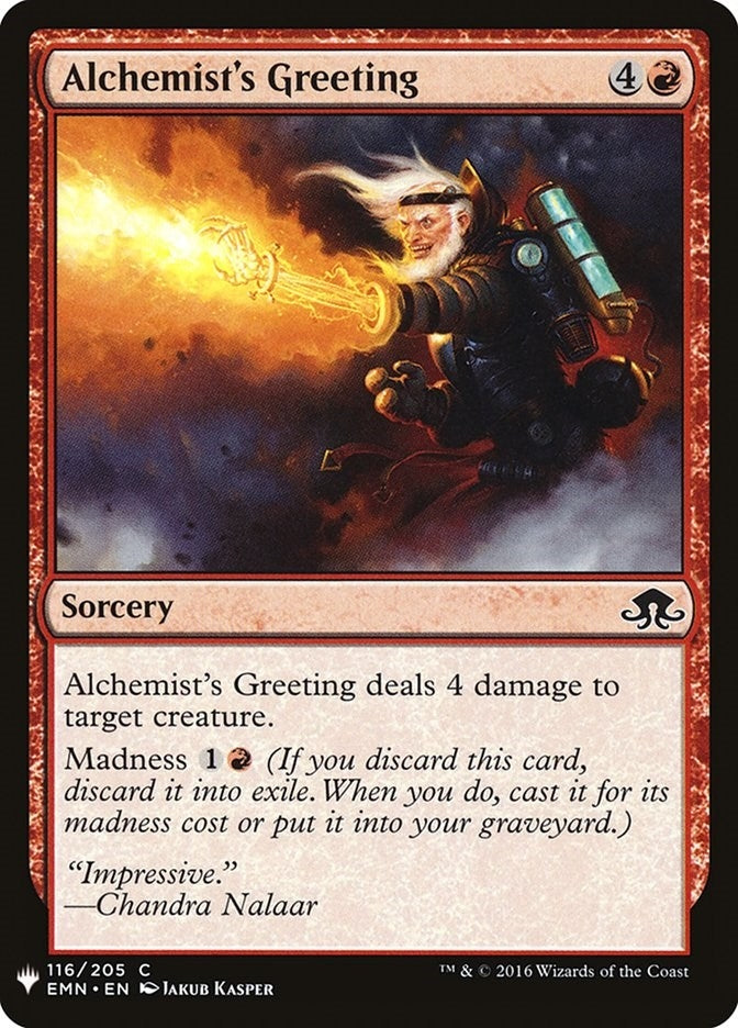 Image for Alchemist's Greeting (116) [The List Reprints] - Magic: The Gathering