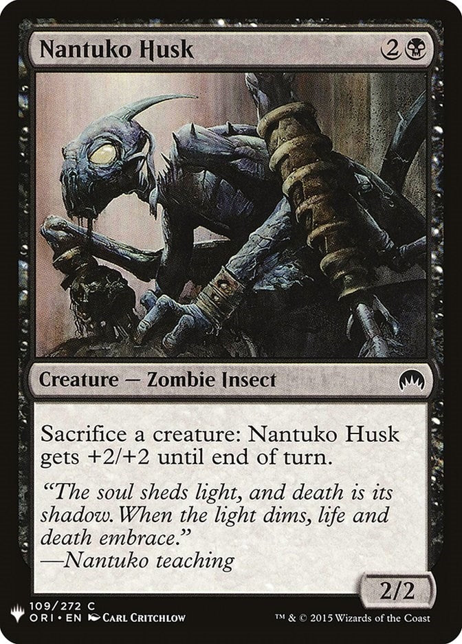 Image for Nantuko Husk (109) [The List Reprints] - Magic: The Gathering