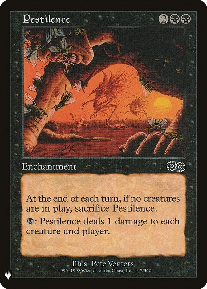 Image for Pestilence (147) [The List Reprints] - Magic: The Gathering