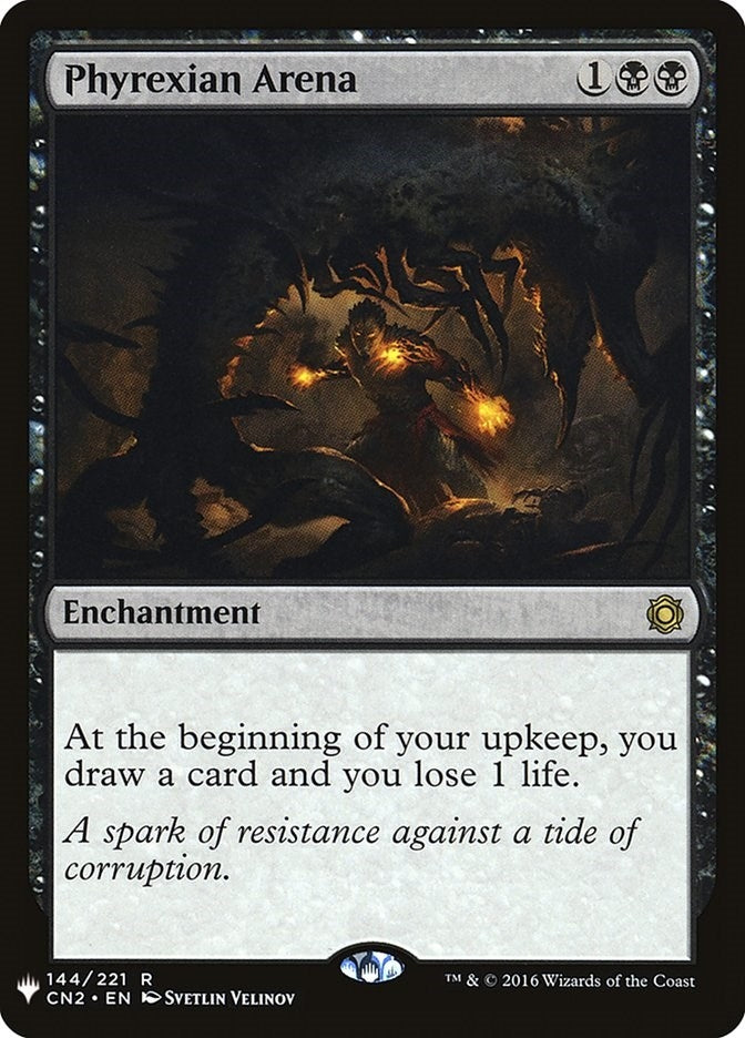 Image for Phyrexian Arena (144) [The List Reprints] - Magic: The Gathering