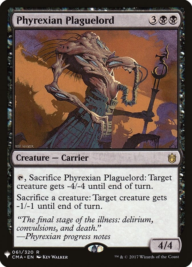 Image for Phyrexian Plaguelord (061/320) [The List Reprints] - Magic: The Gathering