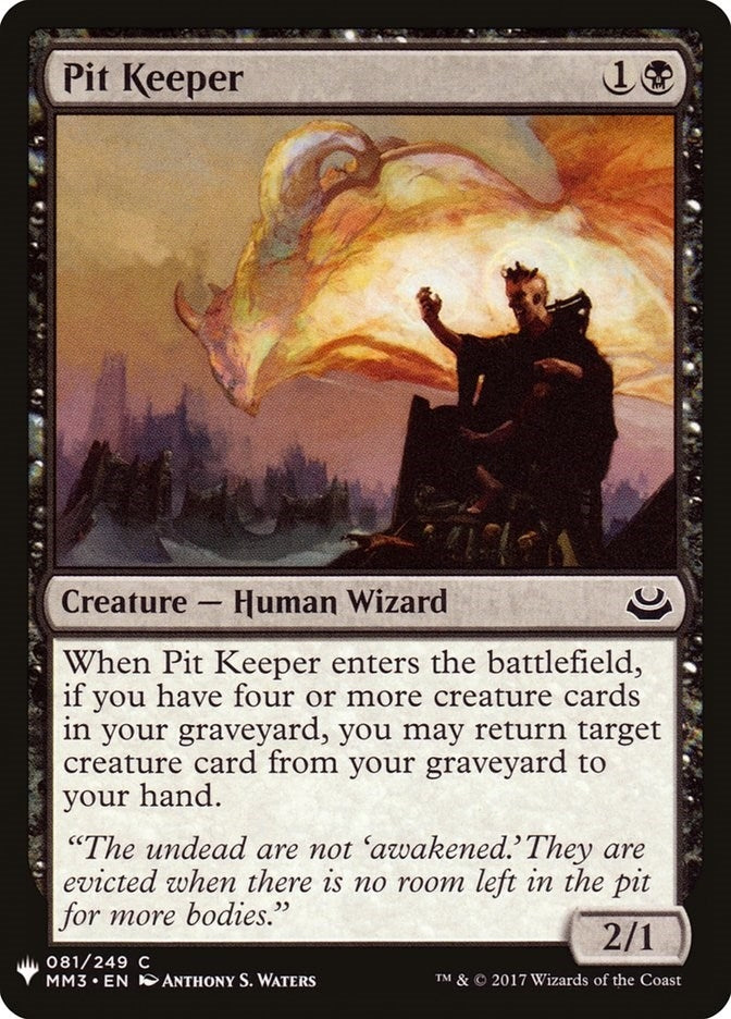 Image for Pit Keeper (81) [The List Reprints] - Magic: The Gathering
