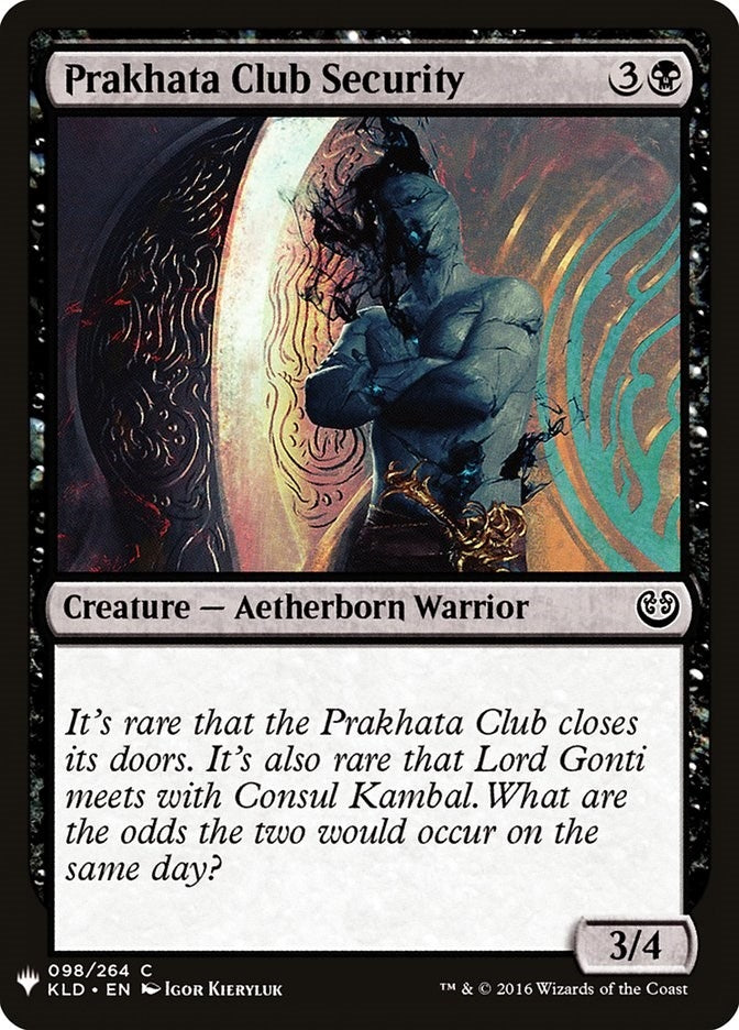 Image for Prakhata Club Security (98) [The List Reprints] - Magic: The Gathering