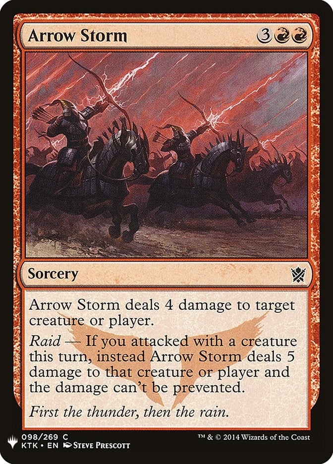 Image for Arrow Storm (98) [The List Reprints] - Magic: The Gathering