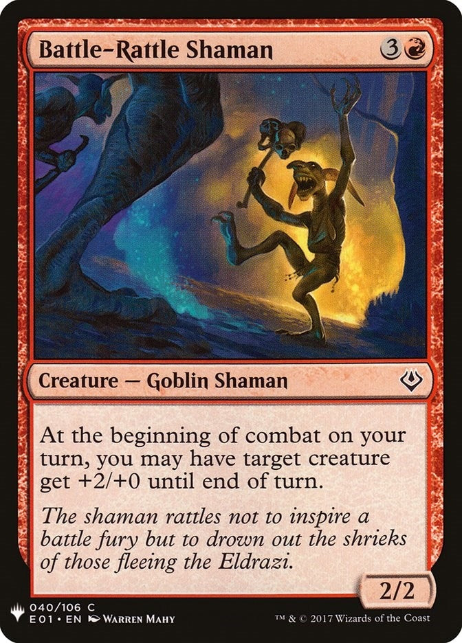 Image for Battle-Rattle Shaman (40) [The List Reprints] - Magic: The Gathering