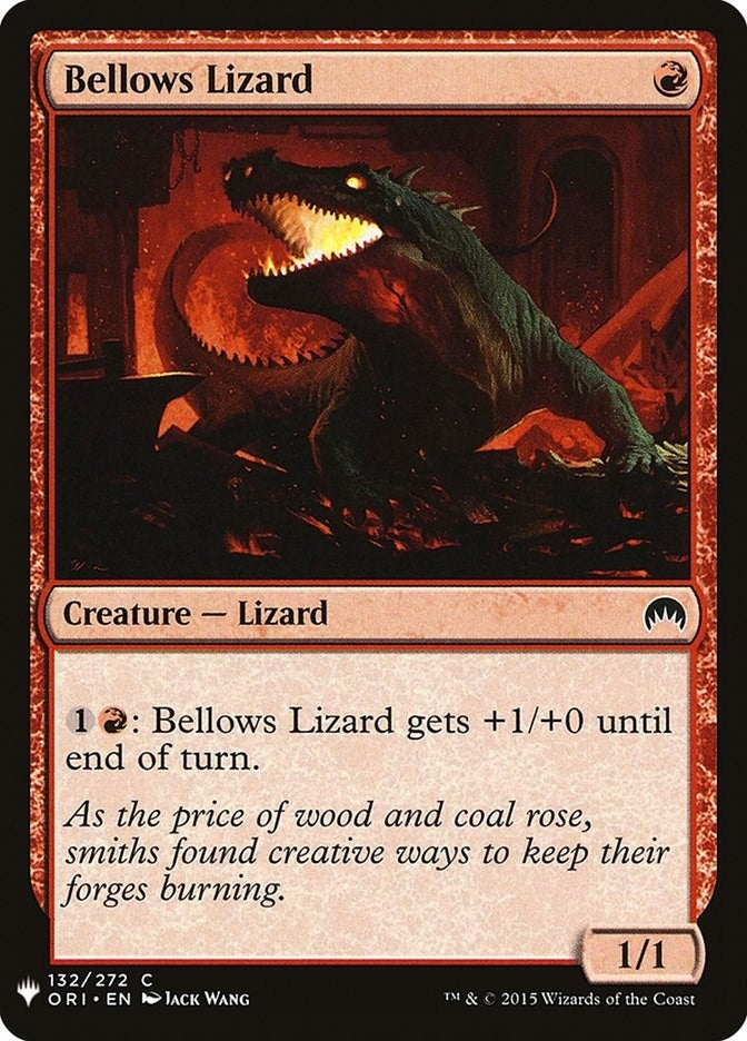 Image for Bellows Lizard (132) [The List Reprints] - Magic: The Gathering