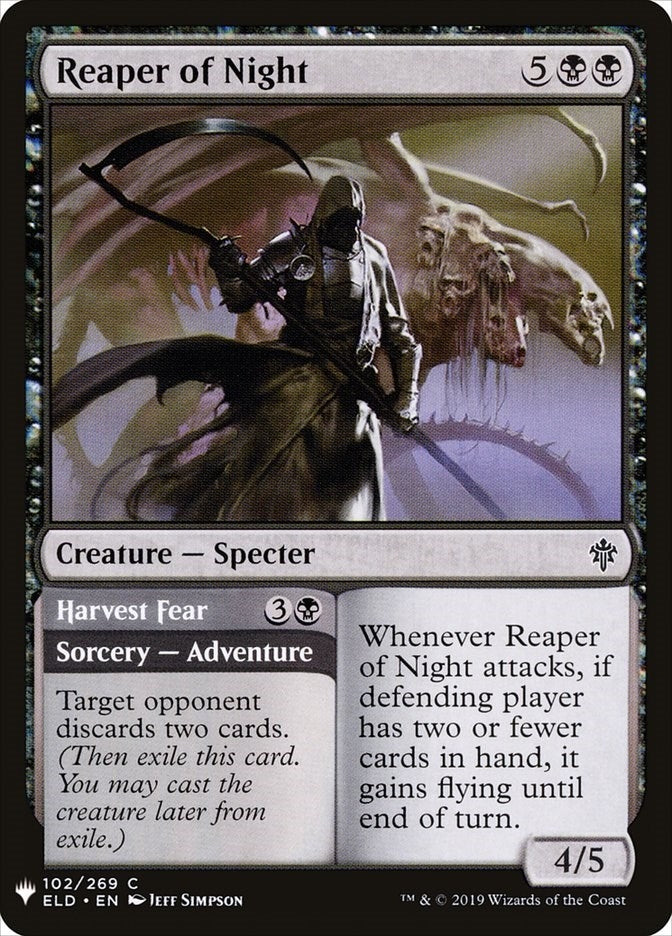 Image for Reaper of Night (102) [The List Reprints] - Magic: The Gathering
