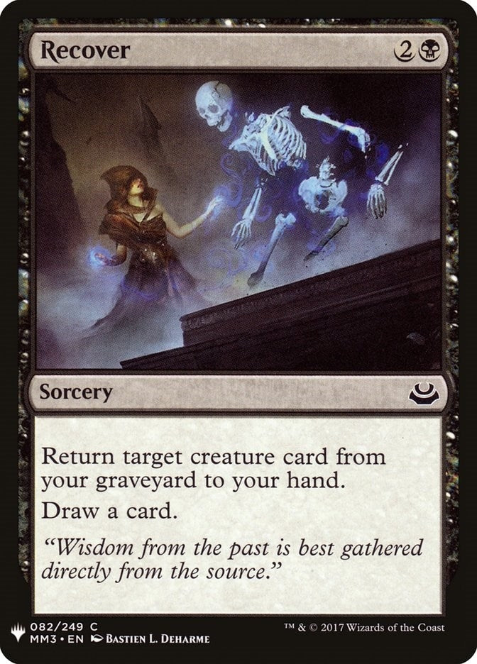 Image for Recover (82) [The List Reprints] - Magic: The Gathering