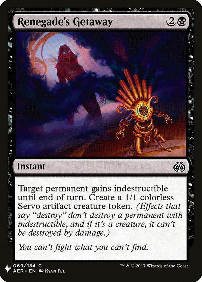 Image for Renegade's Getaway (69) [The List Reprints] - Magic: The Gathering