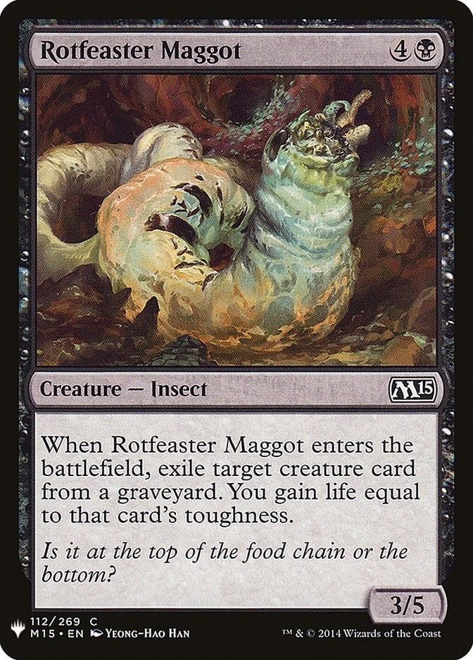Image for Rotfeaster Maggot (112) [The List Reprints] - Magic: The Gathering