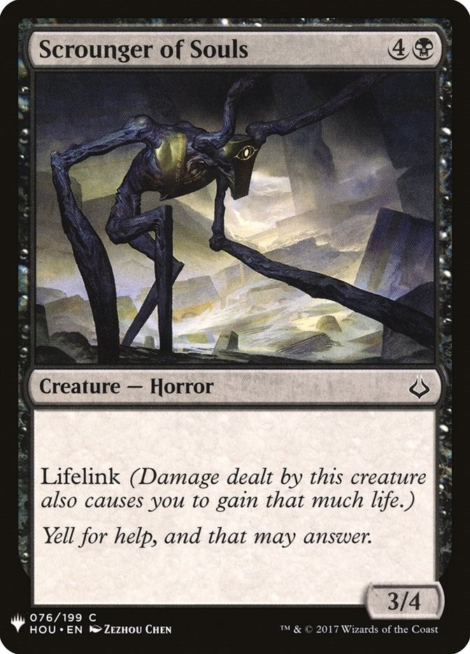 Image for Scrounger of Souls (76) [The List Reprints] - Magic: The Gathering