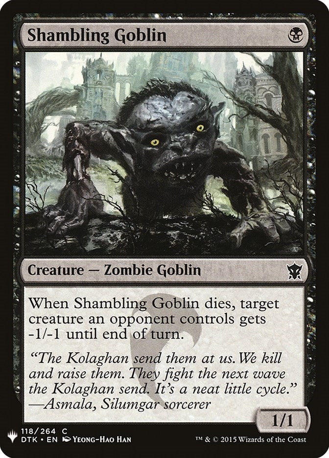 Image for Shambling Goblin (118) [The List Reprints] - Magic: The Gathering