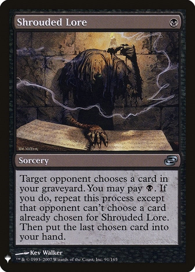 Image for Shrouded Lore (91) [The List Reprints] - Magic: The Gathering