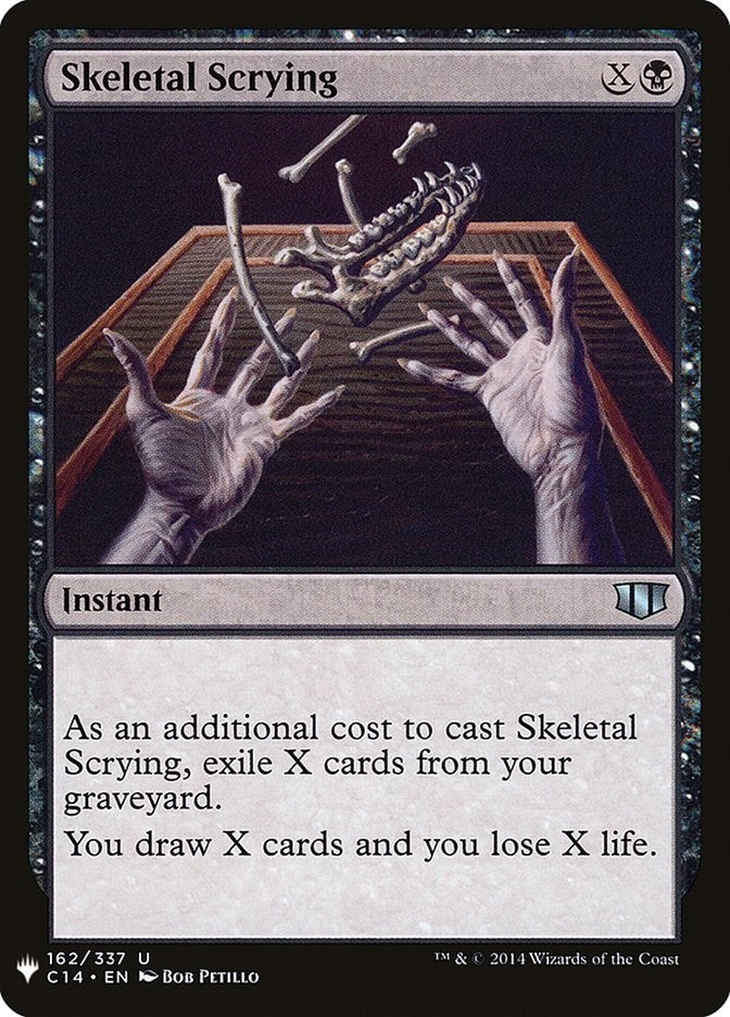 Image for Skeletal Scrying (162) [The List Reprints] - Magic: The Gathering