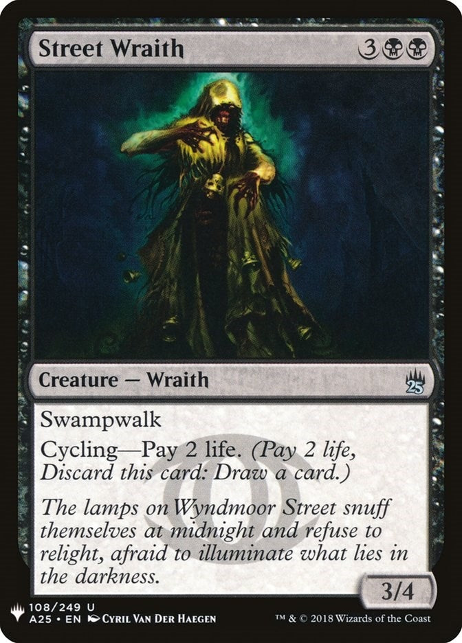Image for Street Wraith (108) [The List Reprints] - Magic: The Gathering