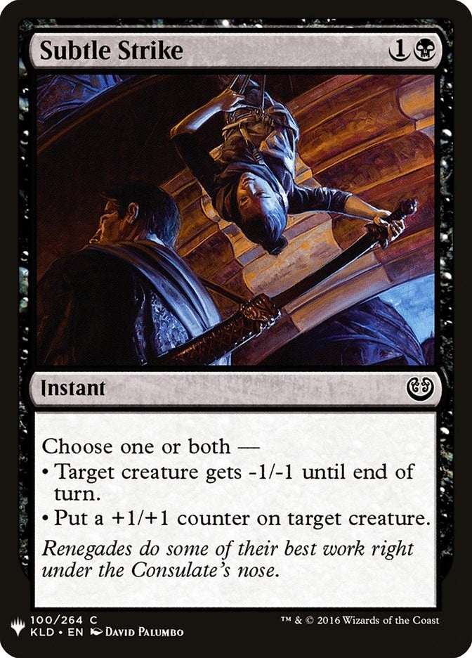 Image for Subtle Strike (100) [The List Reprints] - Magic: The Gathering