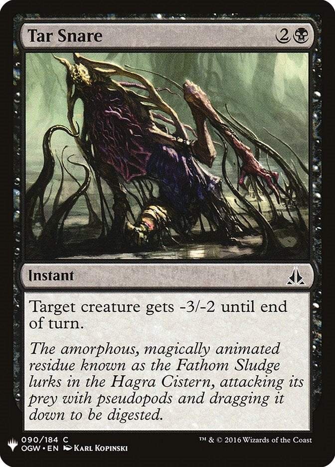 Image for Tar Snare (90) [The List Reprints] - Magic: The Gathering
