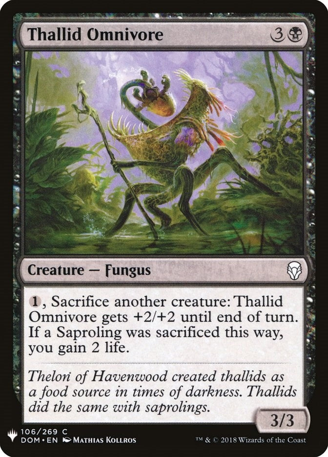 Image for Thallid Omnivore (106) [The List Reprints] - Magic: The Gathering