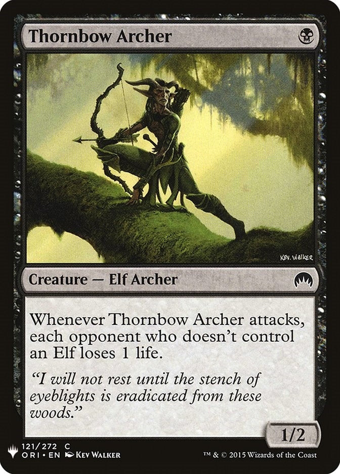 Image for Thornbow Archer (121) [The List Reprints] - Magic: The Gathering