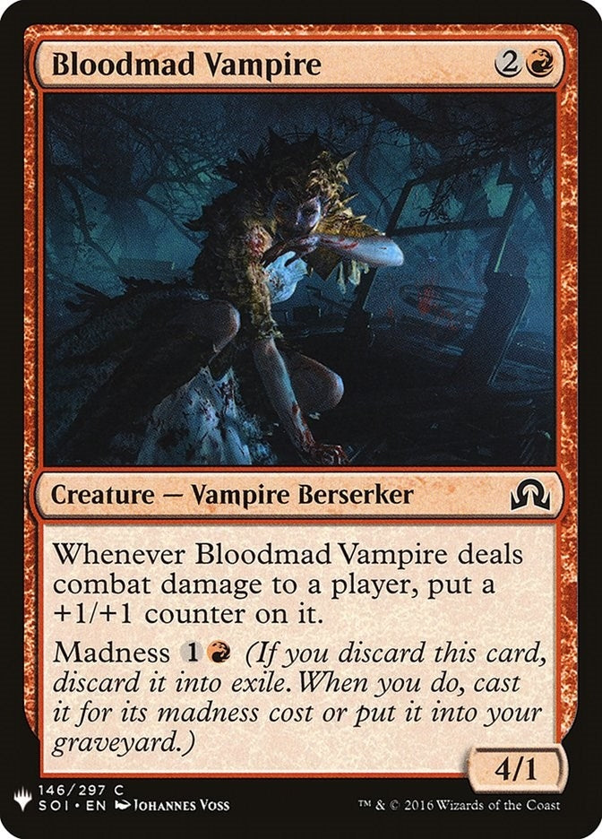 Image for Bloodmad Vampire (146) [The List Reprints] - Magic: The Gathering
