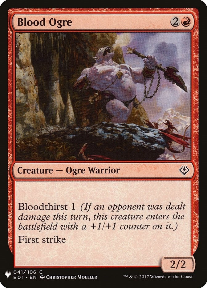 Image for Blood Ogre (41) [The List Reprints] - Magic: The Gathering