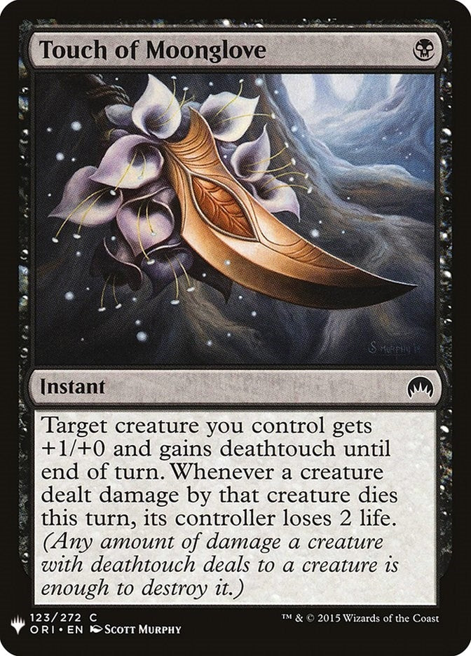 Image for Touch of Moonglove (123) [The List Reprints] - Magic: The Gathering