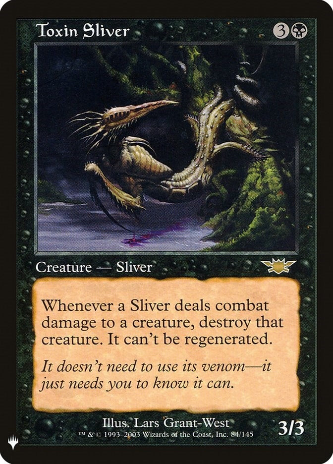 Image for Toxin Sliver (84) [The List Reprints] - Magic: The Gathering