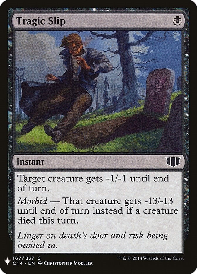 Image for Tragic Slip (167) [The List Reprints] - Magic: The Gathering