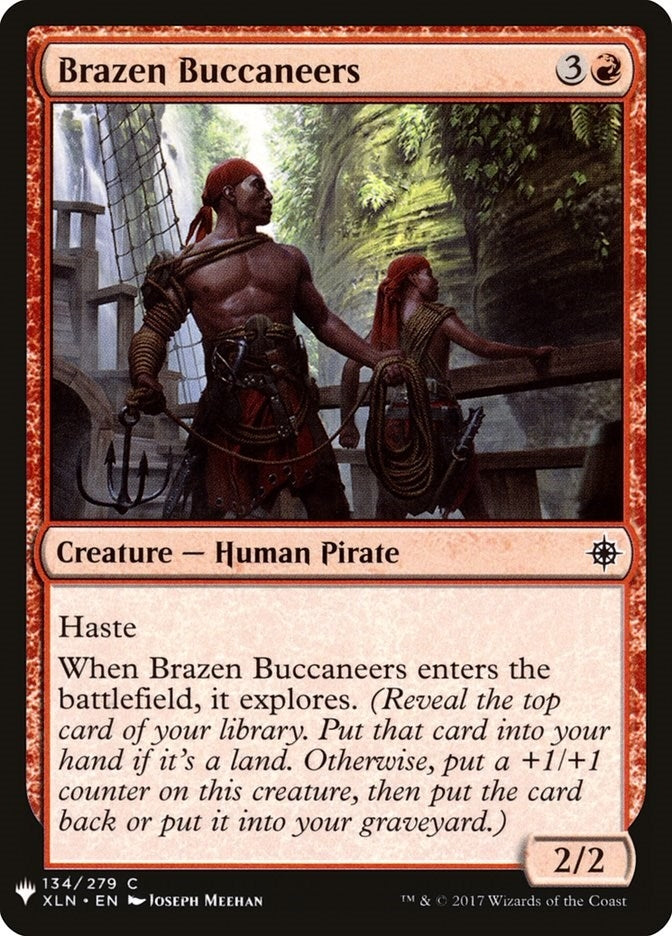 Image for Brazen Buccaneers (134) [The List Reprints] - Magic: The Gathering