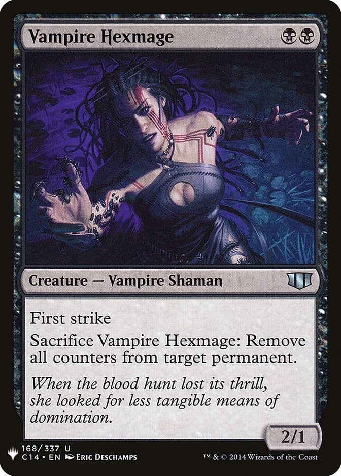 Image for Vampire Hexmage (168) [The List Reprints] - Magic: The Gathering