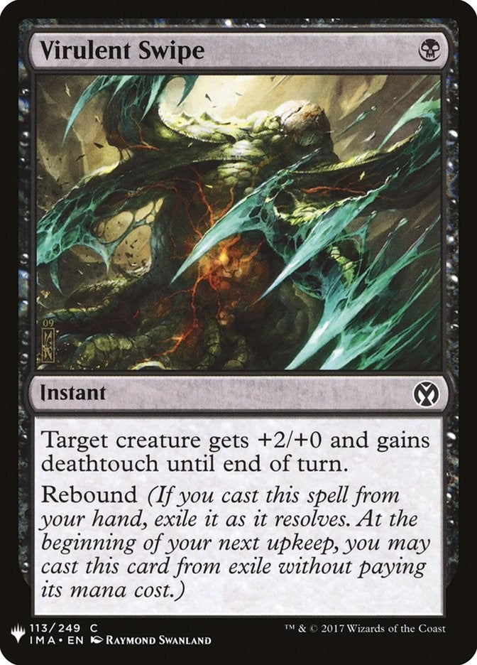 Image for Virulent Swipe (113) [The List Reprints] - Magic: The Gathering